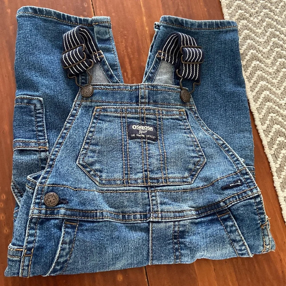 Oshkosh B’gosh Blue Denim painter overall size 12 months